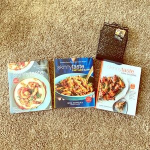 Skinny taste cook books and stand